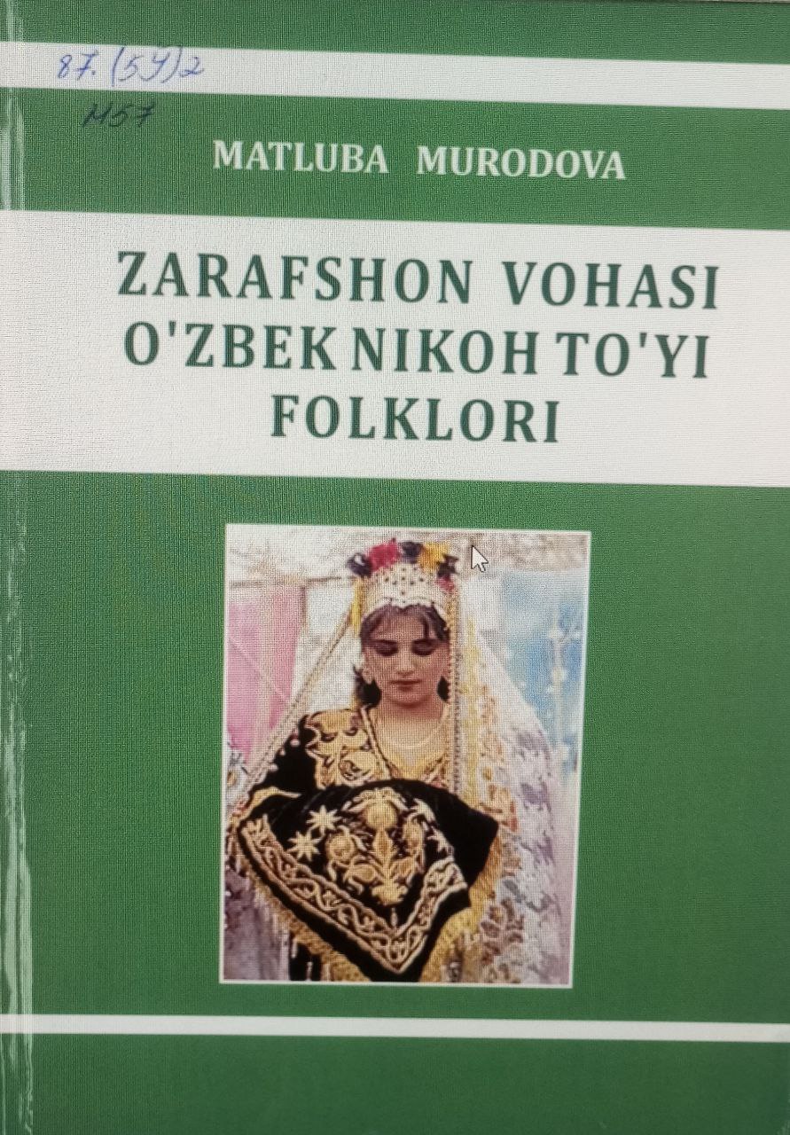 Zarafshon vohasi O'zbek nikoh to'yi folklori
