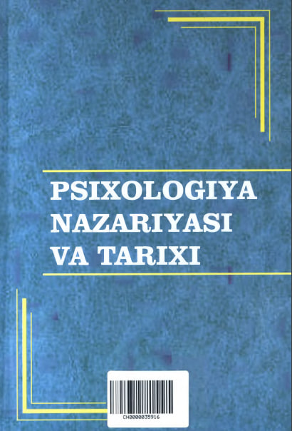 Psixologiya nazariyasi va tarixi