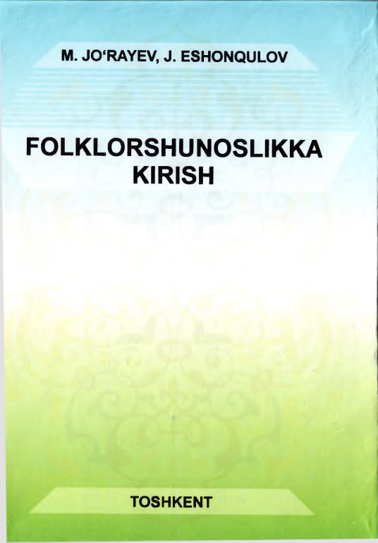 Folklorshunoslikka kirish