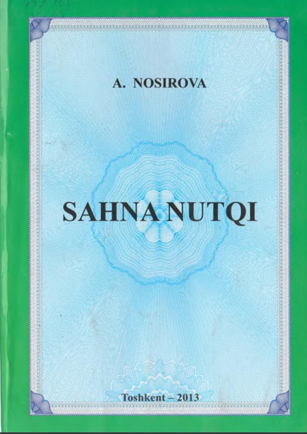 Sahna Nutqi