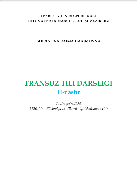 Fransuz tili darsligi 2-nashr