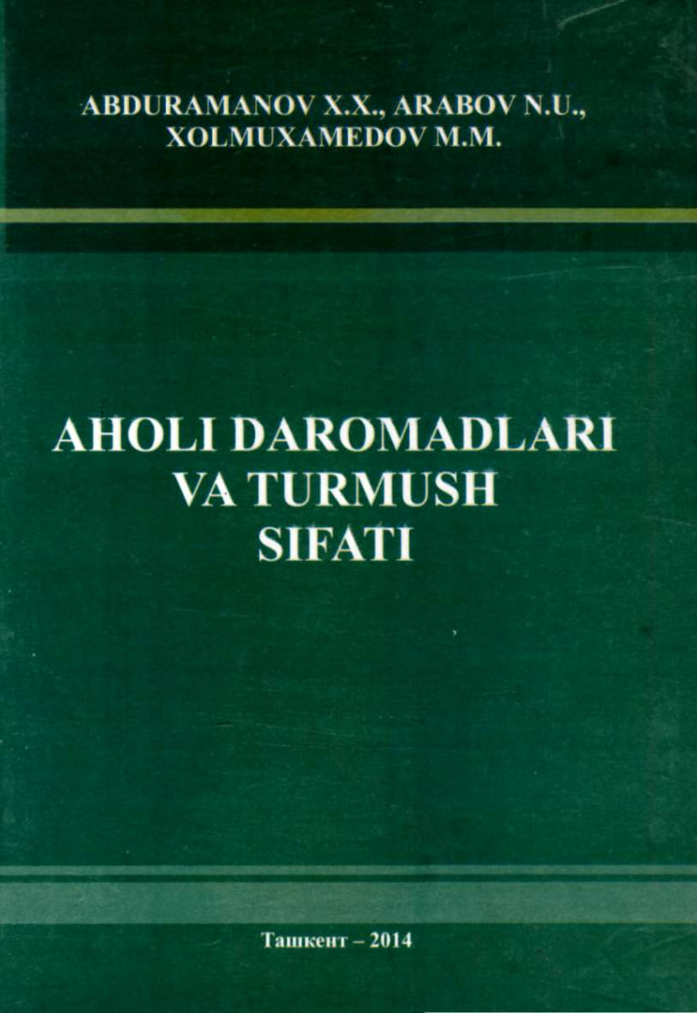Aholi daromadlari va turmush sifati