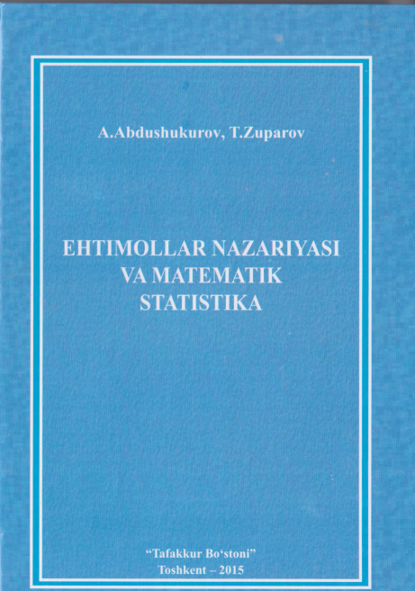 Ehtimollar nazariyasi va matematik statistika