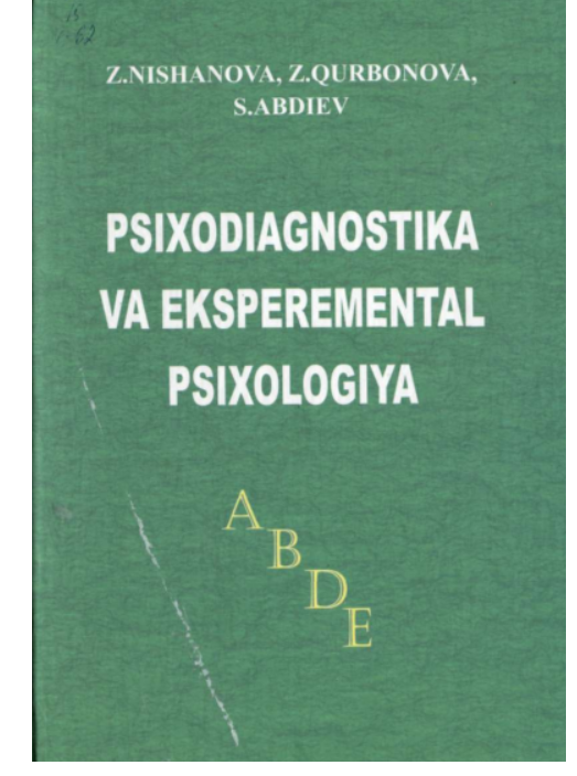 Psixodiagnostika va eksperemental psixologiya