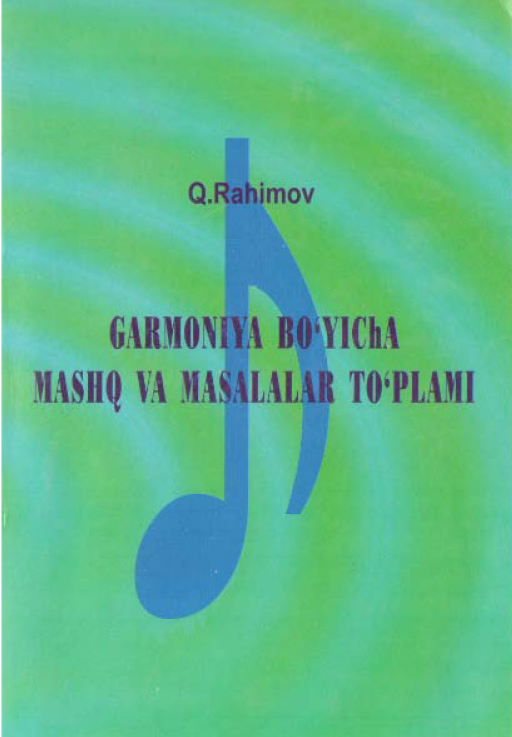Garmoniya bo'yicha mashq va masalalar to'plami